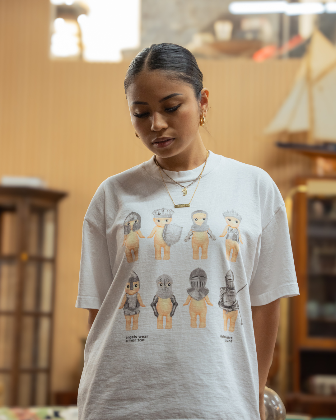 Angels Wear Armor Too Tee