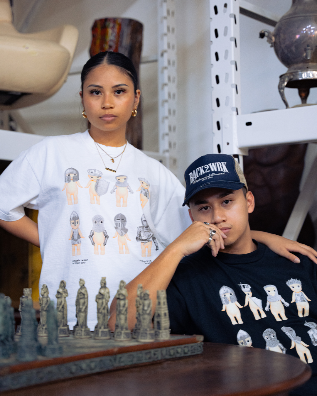 Angels Wear Armor Too Tee